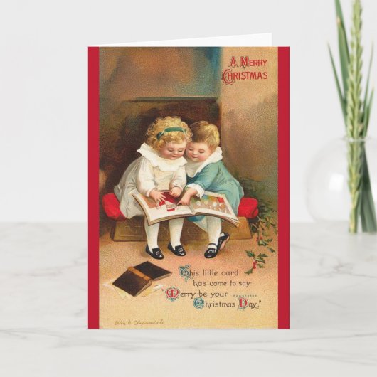 CARTES POUR FÊTES ANNUELLES VINTAGE NOËL (Devant)