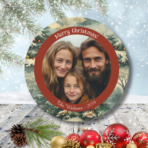 Cartes Pour Fêtes Annuelles Vintage Noël Arbre Photo Noël