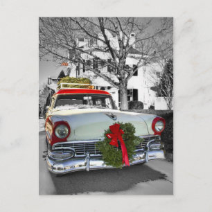 Cartes Pour Fêtes Annuelles Vintage Noël Chevy