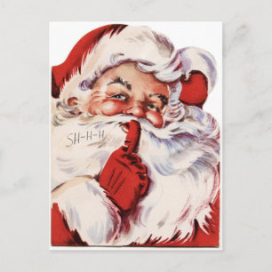 Cartes Pour Fêtes Annuelles Vintage Noël Père Noël