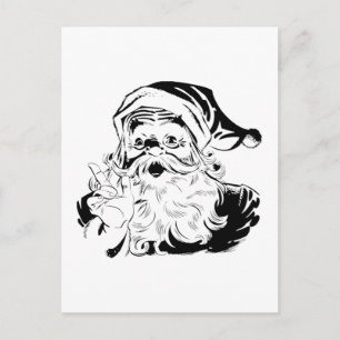 Cartes Pour Fêtes Annuelles Vintage Père Noël