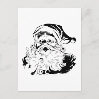 Cartes Pour Fêtes Annuelles Vintage Père Noël