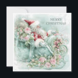Cartes Pour Fêtes Annuelles Vintage Père Noël Sleigh Noël Rouge Bleu Turquoise<br><div class="desc">Elégante carte de voeux de Noël turquoise, rose et bleue vintage avec le Père Noël dans son traîneau en costume rouge. Texte "Joyeux Noël" est sur le devant, et est entièrement personnalisable. Ajoutez donc tout salut de vacances que vous souhaitez. Personnalisé au dos avec votre message et votre nom. Contactez-moi...</div>