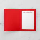 Cartes Pour Fêtes Annuelles vintage rétro (Intérieur)