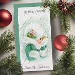 Cartes Pour Fêtes Annuelles Vintage Retro Cute Girl Dans Neige Custom Christma<br><div class="desc">Cette mignonne carte de Noël vintage présente une jolie fille enroulée contre la neige dans un manteau vert à la fourrure blanche. Personnalisez-vous en ajoutant votre nom ou votre nom de famille en bas et en customisant le message au dos et/ou en ajoutant votre nom.</div>