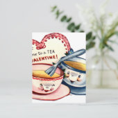 Cartes Pour Fêtes Annuelles Vintage Saint Valentin (Debout devant)