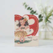 Cartes Pour Fêtes Annuelles Vintage : Saint Valentin - (Debout devant)
