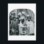 Cartes Pour Fêtes Annuelles Vintage Stereoview - Christmas Delivery<br><div class="desc">Vintage stéréoview image restored and enhanced by Scenesfromthepast.net. Entre 1890 et 1910. Victorian. Santa Claus making his Christmas Eve deliveries,  coming in through the window instead of the usual chimney.</div>
