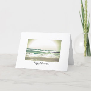Cartes Pour Fêtes Annuelles Vintage stylisé surf photo retraite
