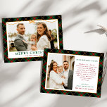 Cartes Pour Fêtes Annuelles Vintage Tartan vert Plaid Photo Noël<br><div class="desc">Envoyez des voeux chaleureux cette saison de vacances avec la Vintage photo Tartan Plaid Photo Merriest Christmas Holiday Card. Doté d'un charmant motif vert en vichy plaid associé à votre photo de famille préférée, cette carte allie une élégance intemporelle et une joie festive. Parfait pour diffuser la joie des vacances...</div>