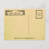 Cartes Pour Fêtes Annuelles Vintage Thanksgiving (Dos)