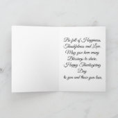 Cartes Pour Fêtes Annuelles Vintage Thanksgiving Turquie (Intérieur)