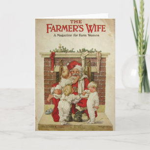 Cartes Pour Fêtes Annuelles Vintage - The Farmer's Wife Magazine,