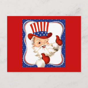 Cartes Pour Fêtes Annuelles Vintage Tous les Santa Claus américains