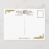 Cartes Pour Fêtes Annuelles Vintage Turkeys (Dos)