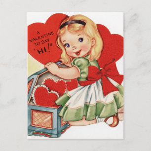 Cartes Pour Fêtes Annuelles Vintage Valentine