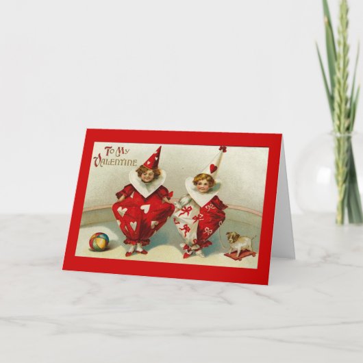 Cartes Pour Fêtes Annuelles Vintage Valentine (Devant)