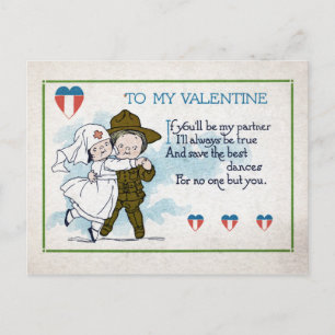 CARTES POUR FÊTES ANNUELLES VINTAGE VALENTINE DAY