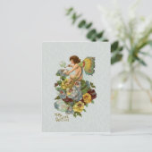 Cartes Pour Fêtes Annuelles Vintage Valentine Fairy (Debout devant)