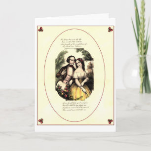 Cartes Pour Fêtes Annuelles Vintage Valentine - Shakespearean Love,