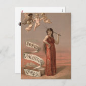 Cartes Pour Fêtes Annuelles Vintage : Valentine's day - (Devant / Derrière)