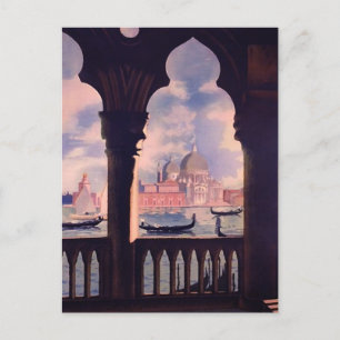 Cartes Pour Fêtes Annuelles Vintage Venice