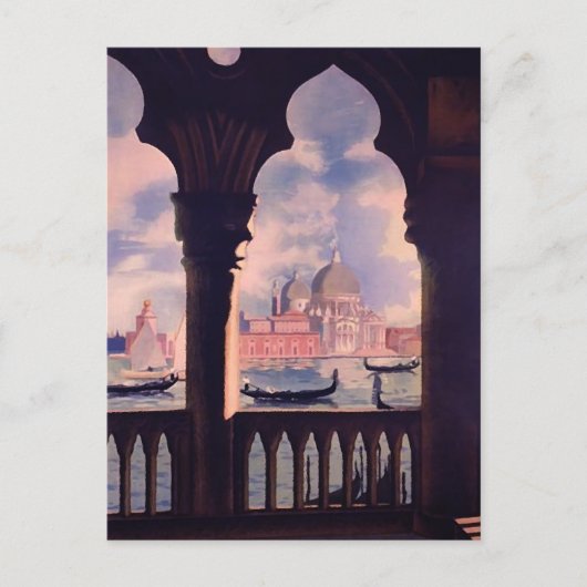 Cartes Pour Fêtes Annuelles Vintage Venice (Devant)
