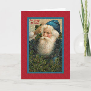Cartes Pour Fêtes Annuelles Vintage Victorian Pensive