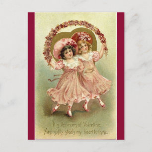 Cartes Pour Fêtes Annuelles Vintage victorien Valentines Angel