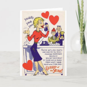 Cartes Pour Fêtes Annuelles Vintage Vinegar Valentine