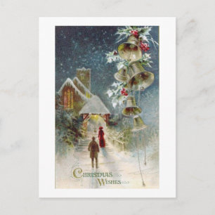 Cartes Pour Fêtes Annuelles Vintage voeux de Noël