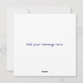 Cartes Pour Fêtes Annuelles Violet de février (Dos)
