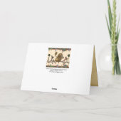 Cartes Pour Fêtes Annuelles Violoniste Lion, Hare (Dos)