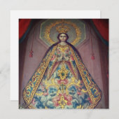 Cartes Pour Fêtes Annuelles Virgen de Zapopan (Devant / Derrière)