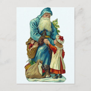Cartes Pour Fêtes Annuelles Visite de Père Noël