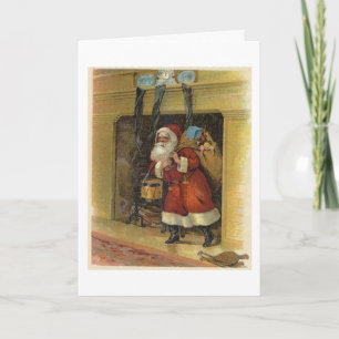 Cartes Pour Fêtes Annuelles Visites du père noël