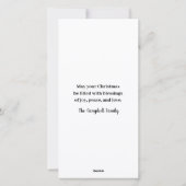 Cartes Pour Fêtes Annuelles Vitrail Madonna Flat (Dos)