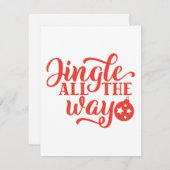 Cartes Pour Fêtes Annuelles Vive Noël toute l'année (Devant / Derrière)