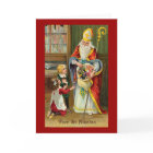 "Vive St Nicolas" Français Vintage