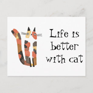Cartes Pour Fêtes Annuelles Vivre mieux avec le chat