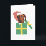 Cartes Pour Fêtes Annuelles Vizsla<br><div class="desc">Many of our vizsla products can be personalized with your name,  your pet name,  dates,  clubs,  etc. These make nice raffle and fund-raising items for rescues and dog clubs. Build on your theme with matching products.</div>