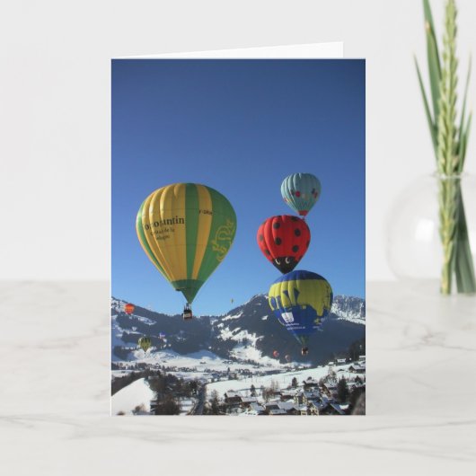 Cartes Pour Fêtes Annuelles voeu bouillonnant (Devant)