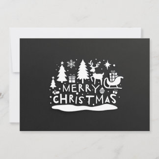 Cartes Pour Fêtes Annuelles Vœu de joyeux Noël