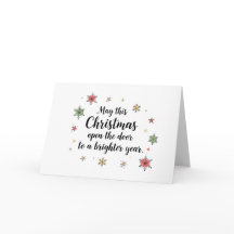 Vœu de Noël lumineux avec des flocons de neige col