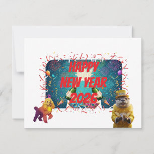 Cartes Pour Fêtes Annuelles vœu de nouvel an lol