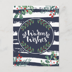 Cartes Pour Fêtes Annuelles Vœux chaleureux