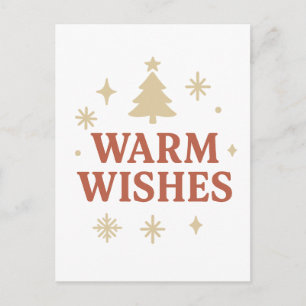 Cartes Pour Fêtes Annuelles Vœux chaleureux de fêtes