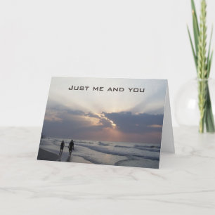 CARTES POUR FÊTES ANNUELLES VOEUX D'ANNIVERSAIRE DE PLAGE POUR NOUS