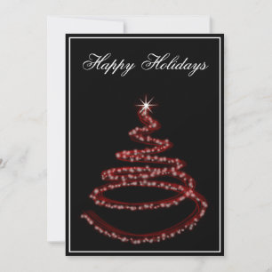Cartes Pour Fêtes Annuelles vœux de fêtes rouges