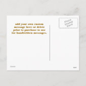 Cartes Pour Fêtes Annuelles Vœux de la part du Paradis sur Terre (Dos)